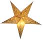 Preview: Baby Twister creme- Foldable glowing Paperstar with 5 points, 40 cm